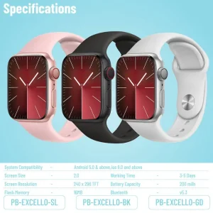 ساعت هوشمند پرودو Porodo Blue Excello PB-EXCELLO